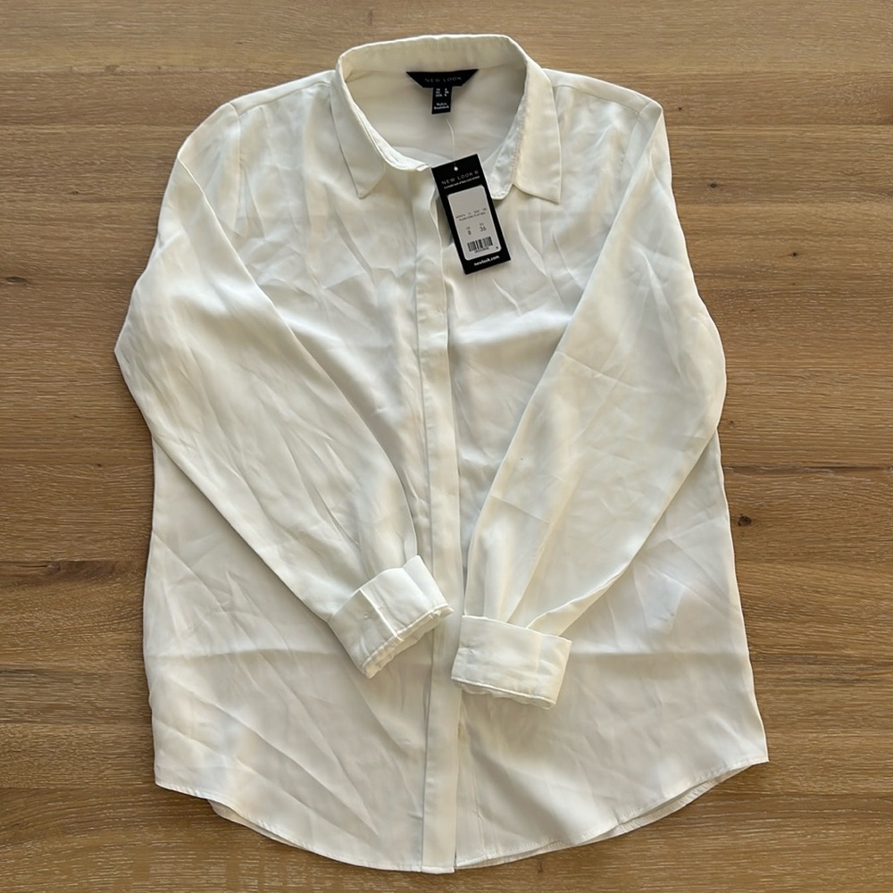 White button down